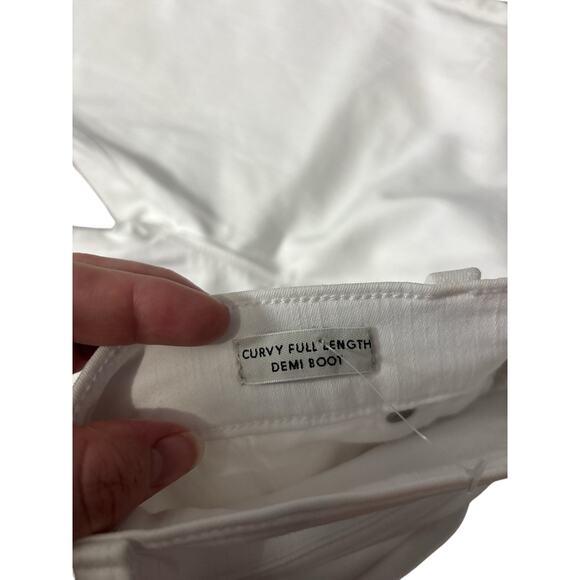 J.Crew Curvy Full-Length Demi-Boot White Jeans Sz
29 High-Rise Flare - Picture 4 of 8